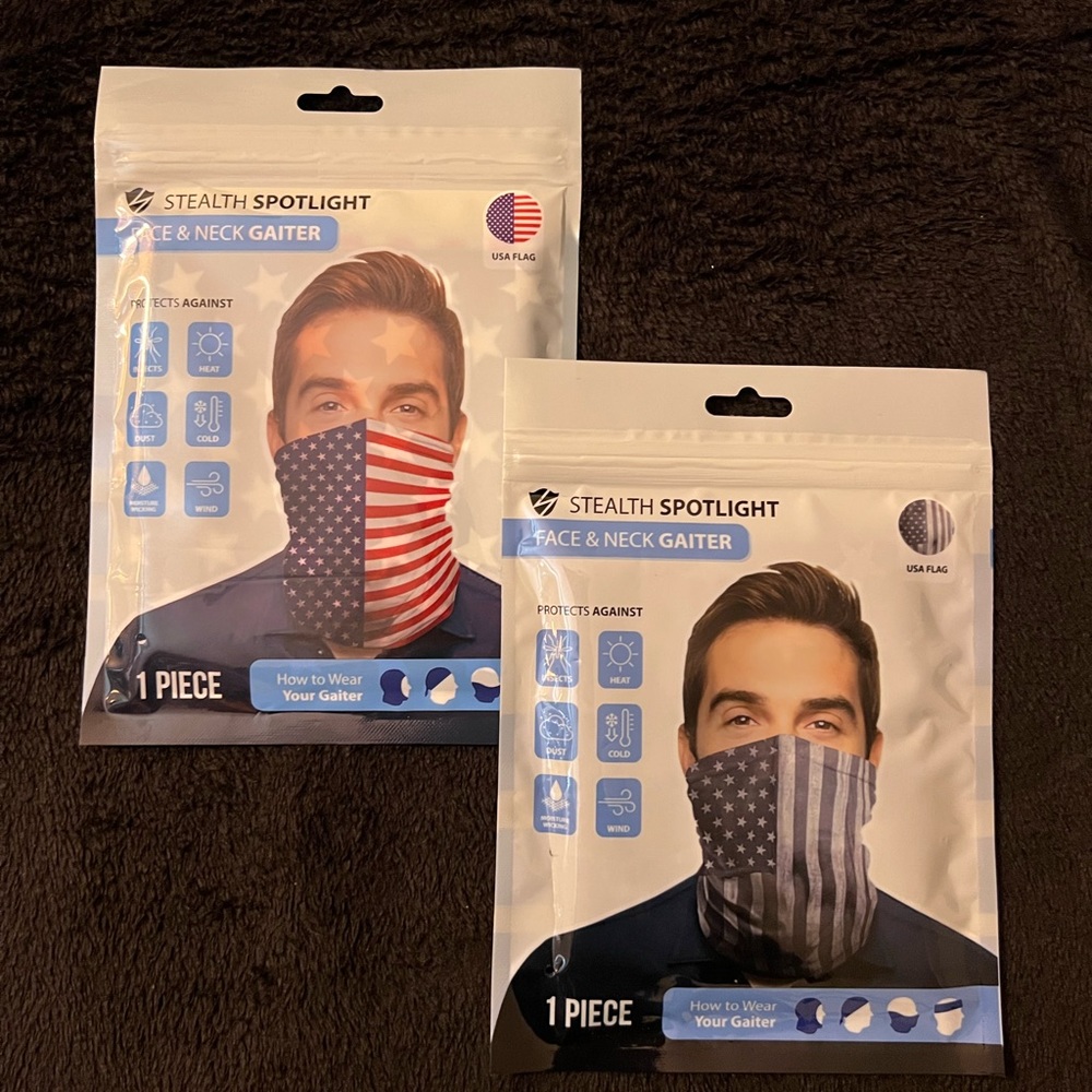 Neck gaiter 2x New